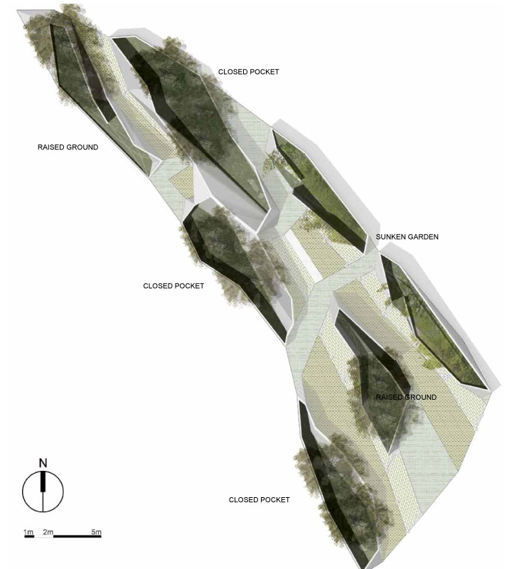 011 Sunken garden by Plasma Studio - General Plan