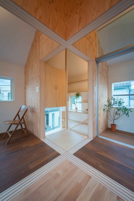 stairs from dinning