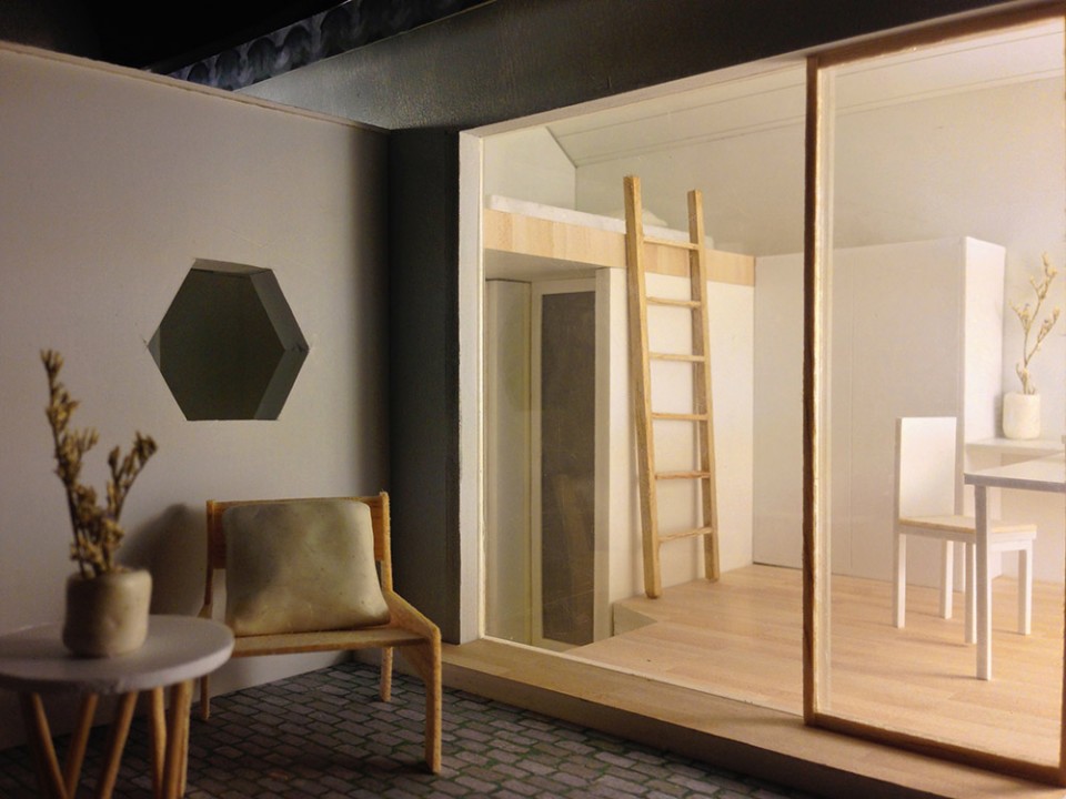 卧室模型 Model of bedroom