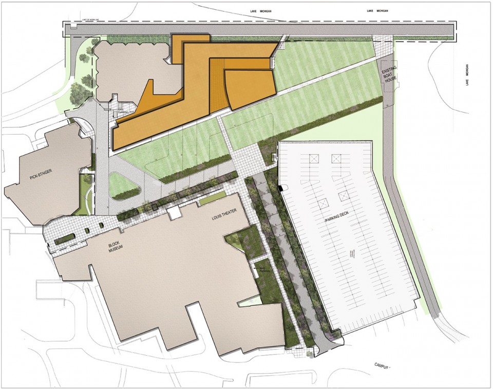 版权 Goettsch Partners : Site Plan 总平