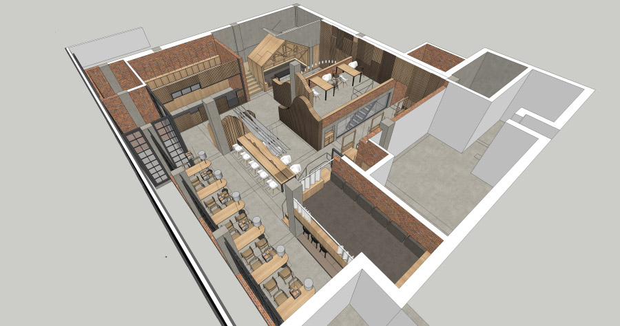 BanShan Cafe Beijing by Robot3 轴侧2