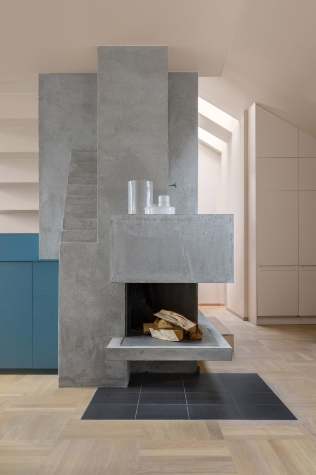 001 inner city blue by NOTE Design Studio SoFo Residence