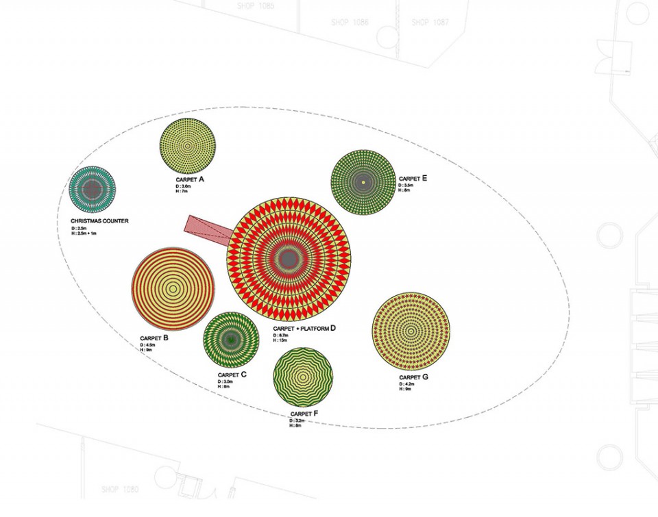006 spatial practice glowing trees - drawing plan