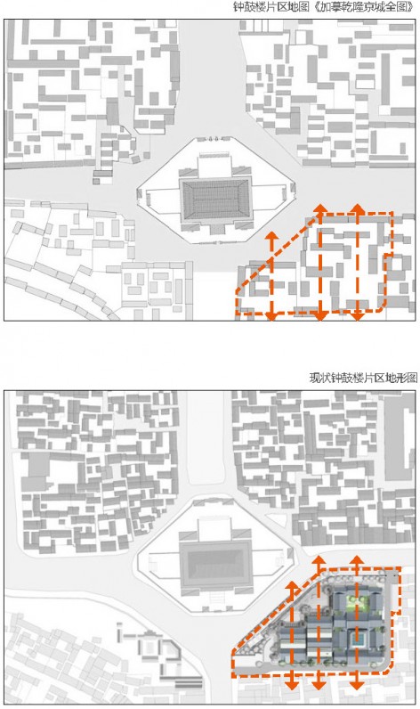 023 analysis 03.a呼应鼓楼东南角轴线