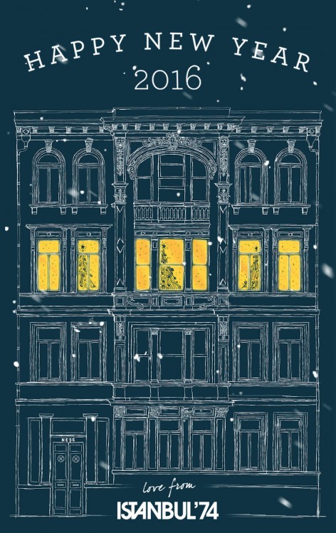 ISTANBUL'74 Holidays cards 2015