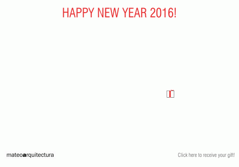 Mateo Arquitectura Holidays cards 2015