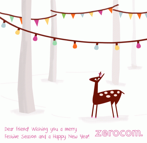 zerocom Holidays cards 2015