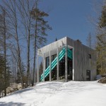魁北克森林湖岸小筑，加拿大 / Architecturama