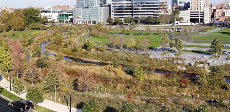 002-Mill River Park and Greenway by OLIN MillRiver01