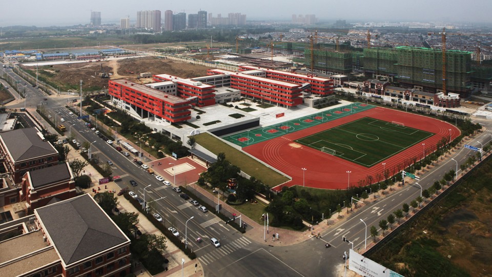 05 Aerial View from Southeast Hefei No.45 Middle School by VolumeOne