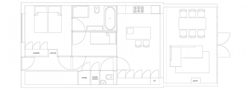 DRAWING PIET GIJZENBRUGSTRAAT 42 HUIS