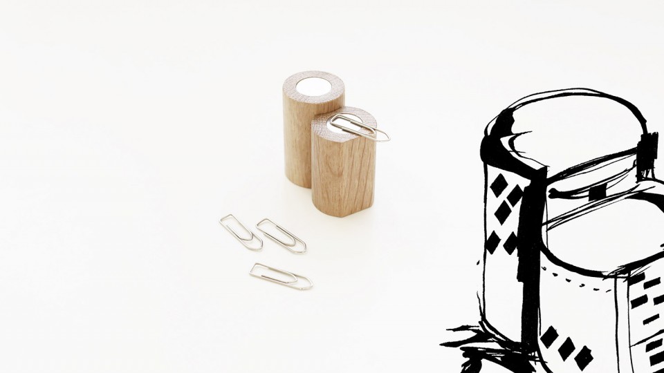 paper clips magnet holder - The Melnikov House K.S.Melnikov;1927-1929;Moscow, 10 Krivoarbatskiy alleyway