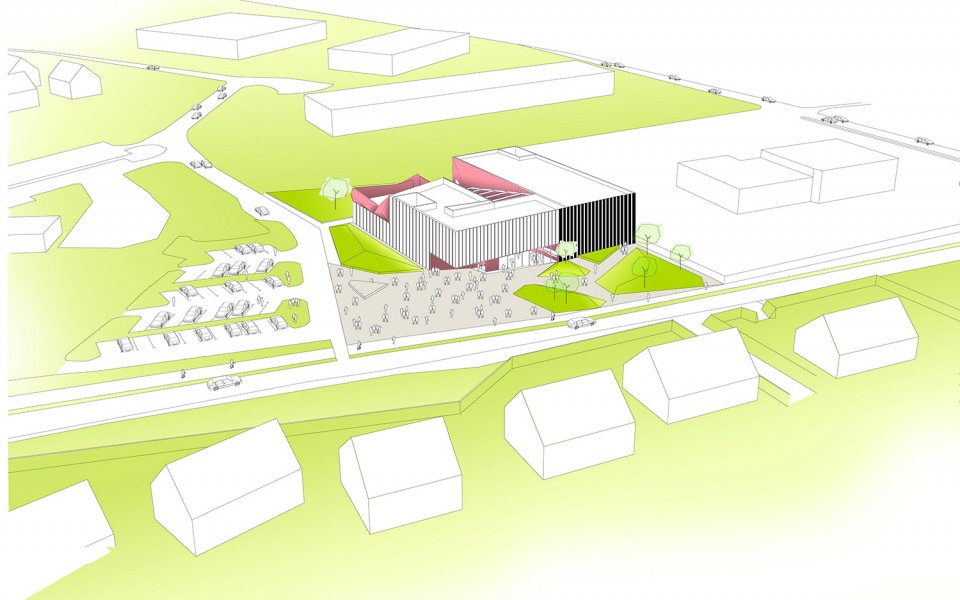 035-culture space in Beaumont-Hague by PERIPHERIQUES Architectes MARIN TROTTIN Architects