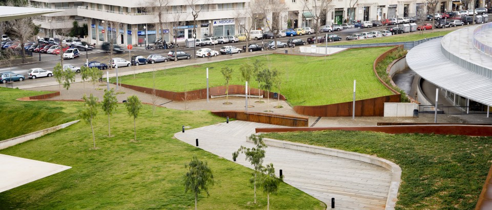 1 Access area of Campus Nord at UPC University by taller 9s arquitectes photo2
