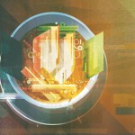 数字化风格插图 / James Gilleard