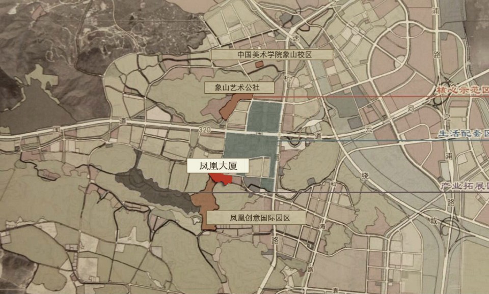 2 d 区位图- Hangzhou Phoenix by gad