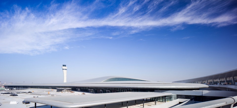 015-Terminal 2 and Ground Transportation Center of Zhengzhou Xinzheng International Airport by CNADRI