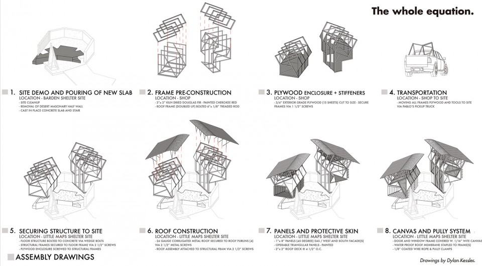 036-Little shelters by collaborative design and build studio, Frank Lloyd Wright School of Architecture