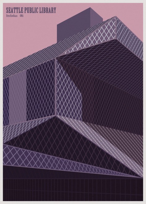 seattle Libraries illustrations by André Chiote1