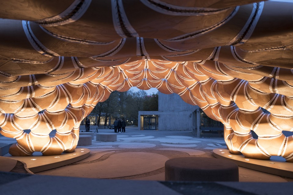 021-ICD ITKE RESEARCH PAVILION 2015-16 by University of Stuttgart