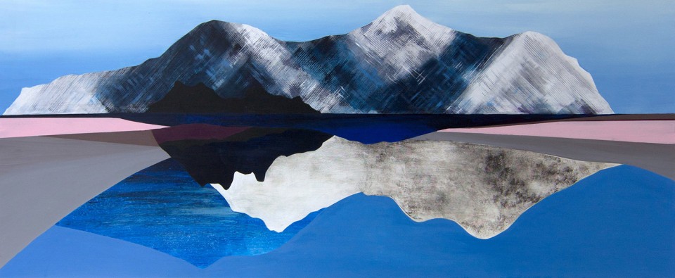 IndigoPlaidPeaks- Dreamy Landscape by Sarah Winkler
