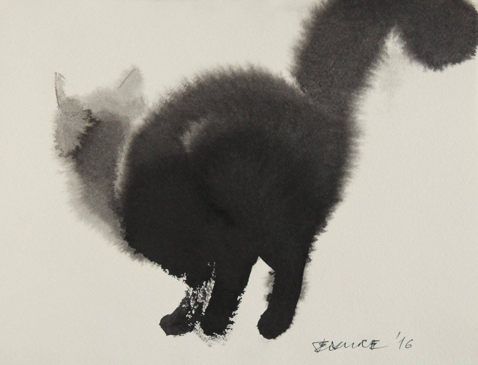 002-ink drawings by Endre Penov&aacute;c