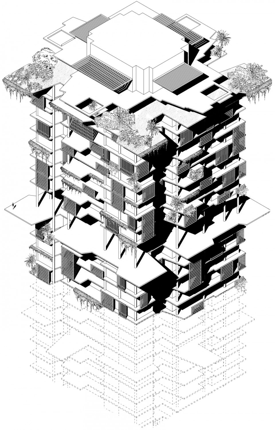 023-Tropical Tower by Triptyque Architecture