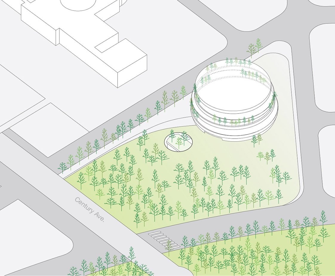 009-The Shanghai Library East Hall (Concept Design) by nARCHITECTS