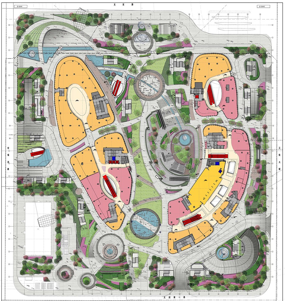 G:L3159 Guangzhou, Tianhe Plaza- underground mall1 AR (Archit