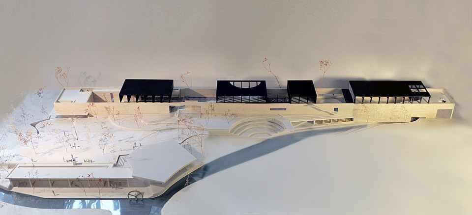 Sanbaopeng Art Museum by DL atelier09 1比100模型
