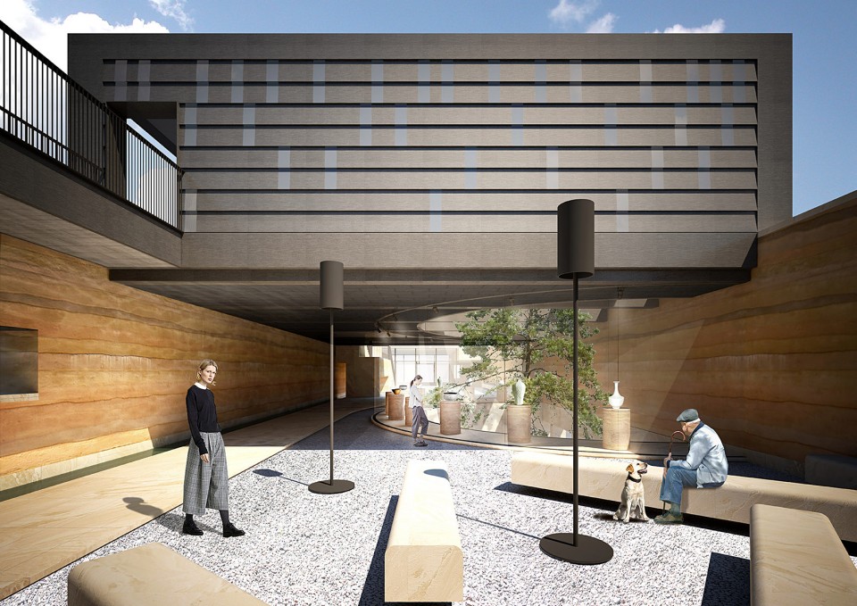 Sanbaopeng Art Museum by DL atelier40 半圆展廊
