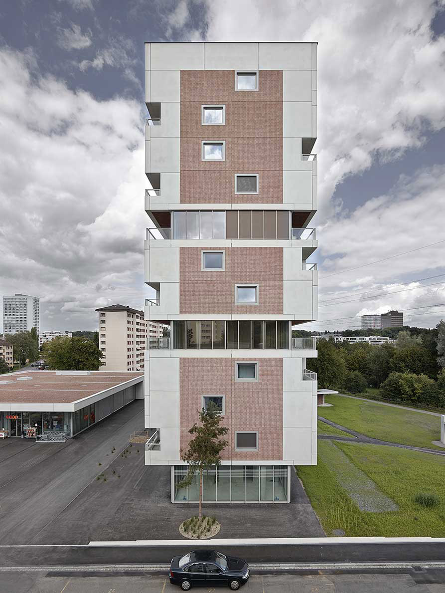 002-Residential Tower in Hirzenbach by Boltshauser Architekten