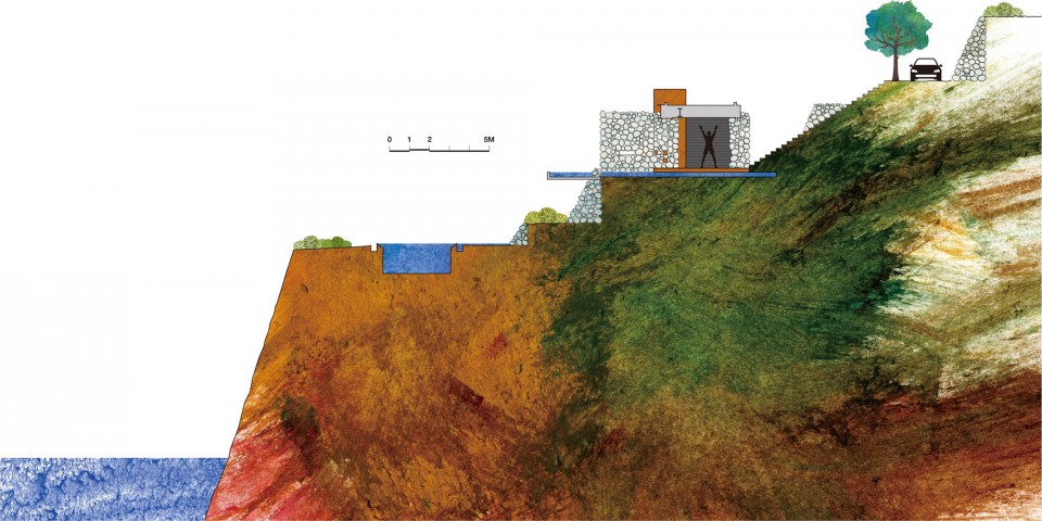 14-G-004-section A-A'tolan House, Taiwan by Creat+Think Design Studio