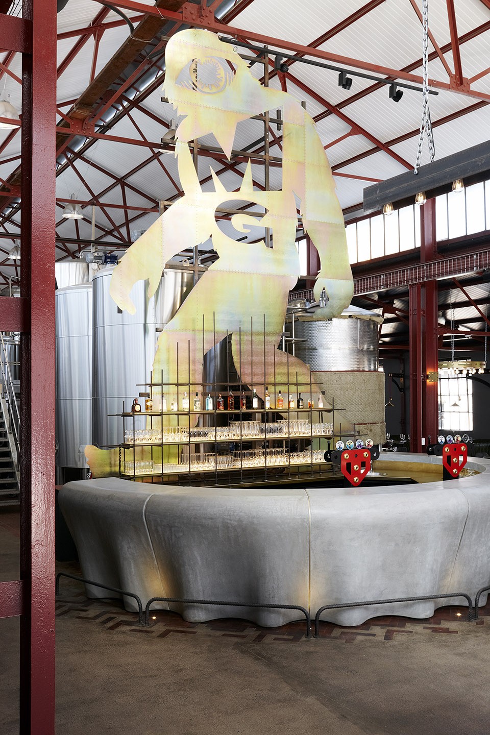 Mad Giant beer, interior by Haldane Martin-8