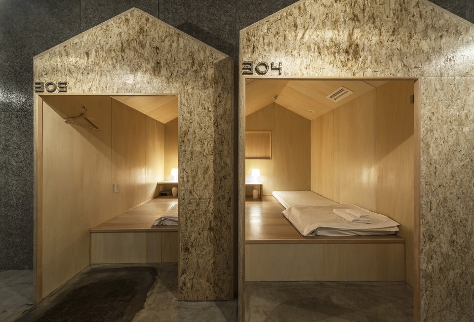 14-Huts Inside Layered History by Aida Atelier
