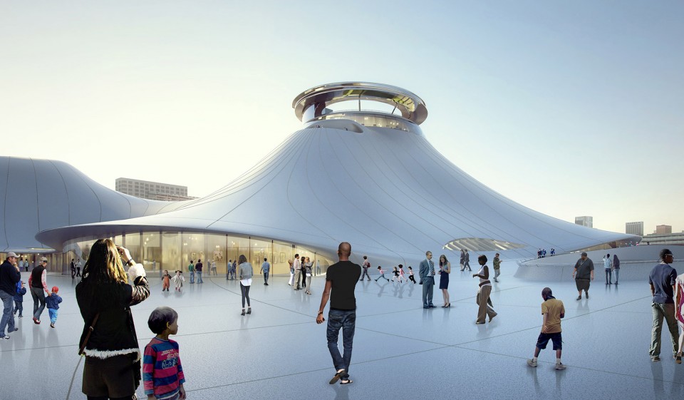 MAD_Lucas Museum of Narrative Art_View from the Plaza