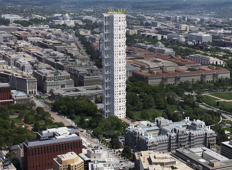 White House and Old Executive Office Building view also showing