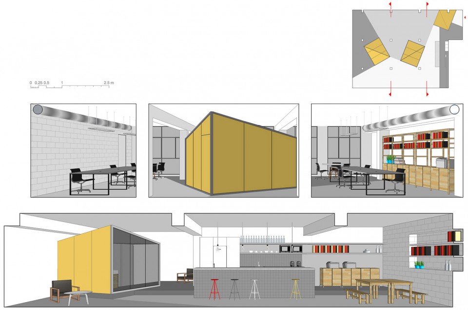 31-ZAMNESS - Office Space in Poble Nou's 22 District, Barcelona by Nook Architects