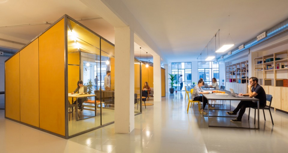 4-ZAMNESS - Office Space in Poble Nou's 22 District, Barcelona by Nook Architects