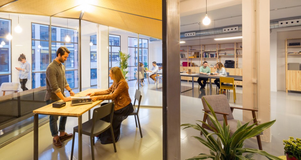 7-ZAMNESS - Office Space in Poble Nou's 22 District, Barcelona by Nook Architects