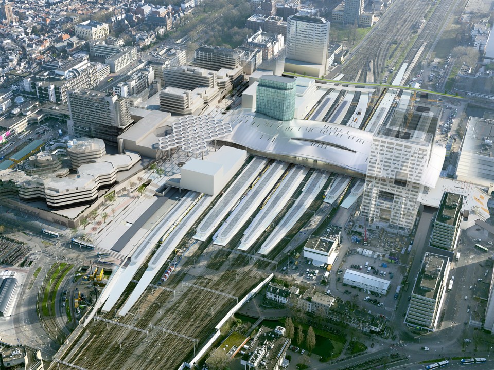 15-Utrecht Central Station by Benthem Crouwel Architects