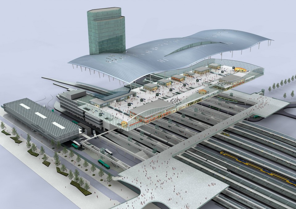 16-Utrecht Central Station by Benthem Crouwel Architects