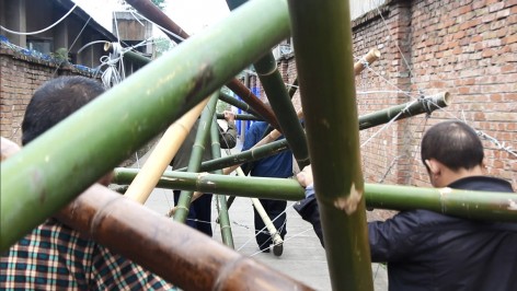 4-15-a bamboo log public art-Archi Bamboo Co-op