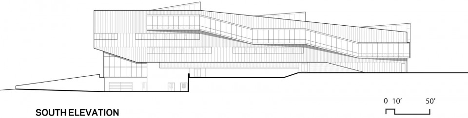 WM_KSU CAED Elevation_South_1-500_label