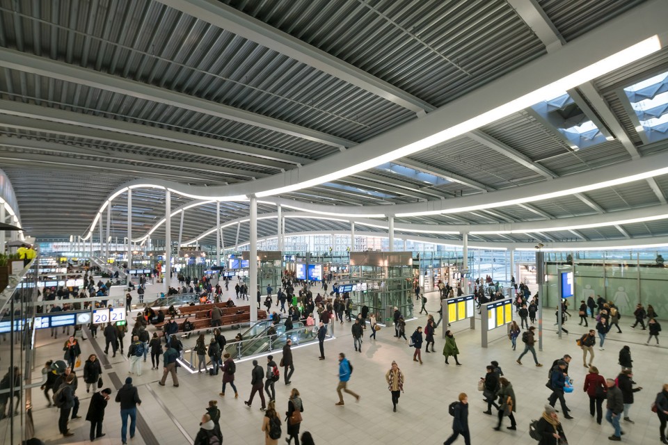 Benthem Crouwel Architects Amsterdam; OVT UC; Utrecht Centraal Station NS;