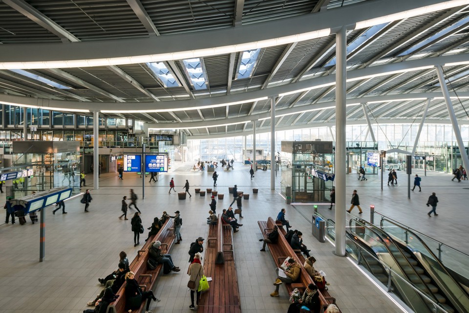 Benthem Crouwel Architects Amsterdam; OVT UC; Utrecht Centraal Station NS;