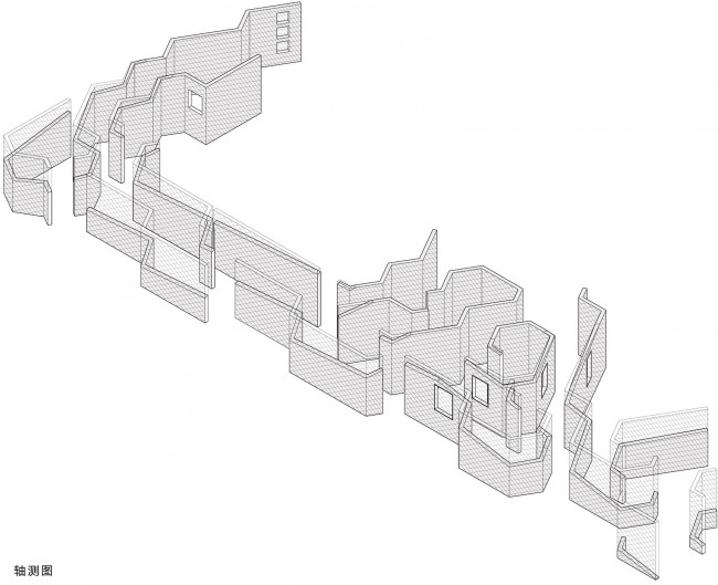 轴测图-Stuff Wall in Honking K11 by PAO