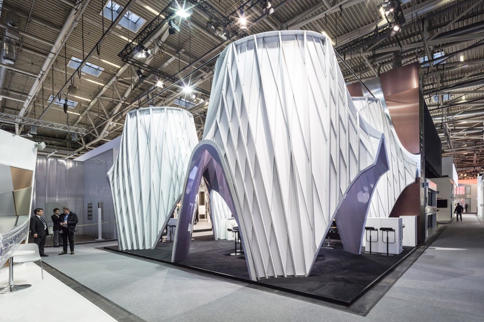 003-BAU2017 Mitsubishi Plastics ALPOLIC (TM) Fair Stand by UNStudio