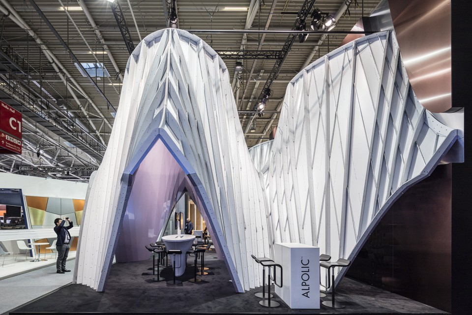 004-BAU2017 Mitsubishi Plastics ALPOLIC (TM) Fair Stand by UNStudio