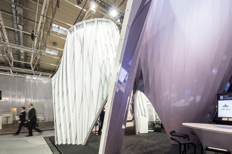 006-BAU2017 Mitsubishi Plastics ALPOLIC (TM) Fair Stand by UNStudio